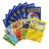 100 Cartas Pokémon Com 5 Brilhantes Garantidas Originais