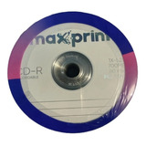 100 Cd-r Maxprint Logo 700 Mb 80minutos 52x Original 