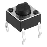 100   Chave Tactil 6x6x5mm 4t 180 Graus