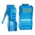 100 Conectores Gold Rj45 Cat5 Macho Cabo Rede Lan Plug Rede