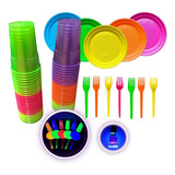 100 Copos Neon 50
