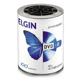 100 Dvd-r Elgin Printable 16x