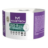 100 Dvd-r Maketech Printable 4.7gb