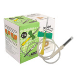 100 Escalpes 21g Verde Estéril Scalp Para Coleta A Vácuo