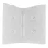 100 Estojo Capa Box Case Dvd Quadruplo Transparente 14 Mm