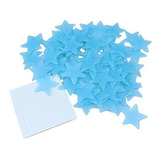 100 Estrelas Azul Neon