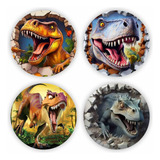 100 Etiquetas Adesivas Dinossauro