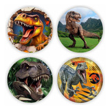 100 Etiquetas Adesivas Dinossauro