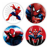 100 Etiquetas Adesivas Homem Aranha, Spider Man (tipo 3)