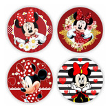 100 Etiquetas Adesivas Minnie