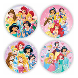 100 Etiquetas Adesivas Princesas