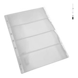 100 Folhas Plastico Cedulas