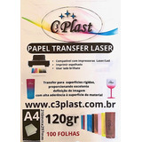 100 Folhas Transfer Laser