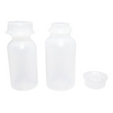 100 Frasco Flaconete 5ml Plástico Tampa Pressão