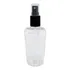100 Frasco Pet Oval 200ml Cristal Válvula Spray R24/415
