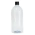 100 Frascos 1 000 Ml Pet Cristal Tampa Flip Top Cosméticos