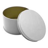 100 Latas Metal Redonda Lembrancinha De Festa Luxo 7 5x4 5cm