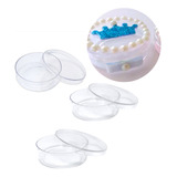 100 Latinhas Lembrancinha Transparente Incolor Acrilica