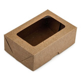 100 Mini Caixa Kraft
