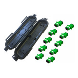 100 Mini Caixa Protetora Emenda Cabo Drop 100 acoplador Apc