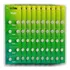 100 Pilhas Baterias Lr44 A76 Ag13 Alcalina Elgin-10 Cartelas