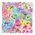 100 Pingente Letras Infantil Candy Colors Para Pulseiras
