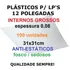 100 Plásticos Internos 0,08 Grossos Antiestáticos Lp Vinil