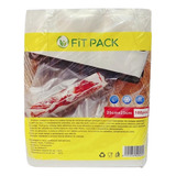 100 Saco Plástico 20x25cm Embalagem Ranhuras Seladora A Vácuo Sous Vide   W2025
