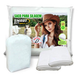 100 Saco Silagem Diversa 51x110 C 100 Abraçadeiras 200 Micra
