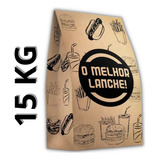 100 Sacos Papel Kraft