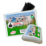 100 Sacos Para Silagem Branco 51x110 200 Micra Com 100