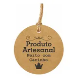 100 Tags Kraft Produto