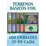 100 Terrenos Basicos Foil