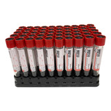 100 Tubos 9ml Coleta De Sangue A Vácuo Tp Vermelha Vacuette