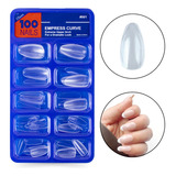 100 Unhas Posticas Almond