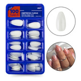 100 Unhas Posticas Almond