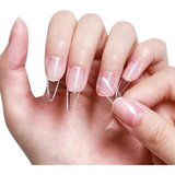100 Unhas Posticas Transparente