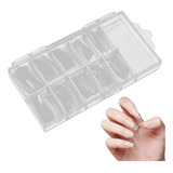 100 Unhas Posticas Transparente