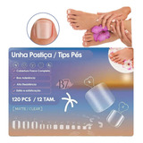 100 Unhas Tips Posticas