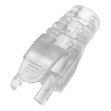 100 Unid Capa Snap In Para Rj45 Boot Cat5e cat6 Transparente