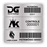 1000 Etiqueta De Patrim�nio 46x15mm