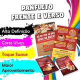 1000 Flyer Propaganda Panfleto 120g 10x15cm Frente Verso