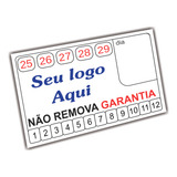 1000 Lacre Garantia Selo