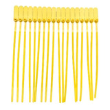1000 Lacre Para Malote Numerado 23cm Amarelo