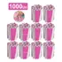 1000 Lixa De Unha Mini Descartável Rosa Pink De Manicure Pedicure 8cm Pura Arte