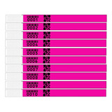 1000 Pulseiras Identificacao Numerada