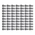 100pcs Conector Rosca Rg6 F Para Cabo Coaxial Pacote