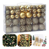 100pcs Golden Christmas Tree