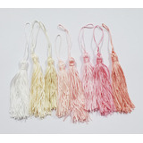 100peca pingente Tassel Cetim