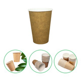 100un Copo Papel Biodegradavel